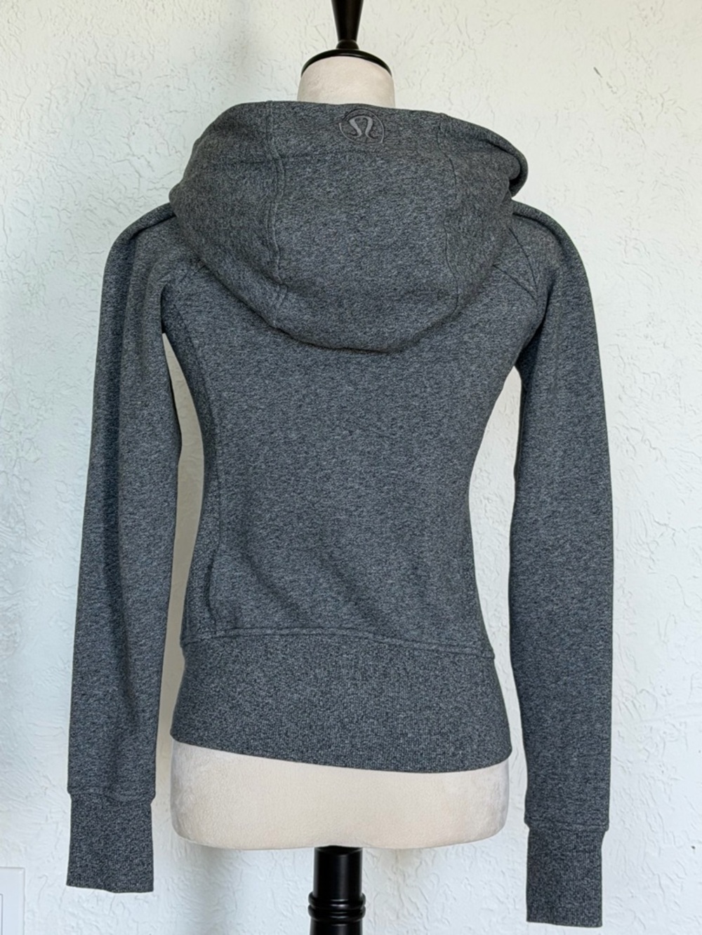 lululemon athletica Dark Heather Grey Hooded Sweatshirt